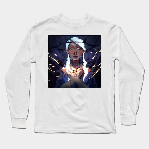 Glow Long Sleeve T-Shirt by StaticColour